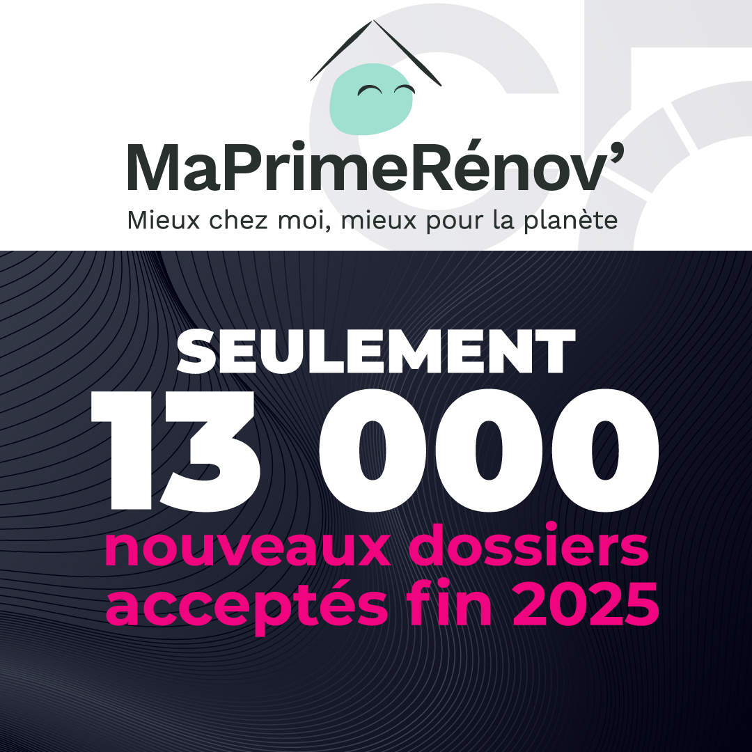 MaPrimeRénov’ 2025 : seulement 13 000 dossiers disponibles jusqu’à fin d’année
