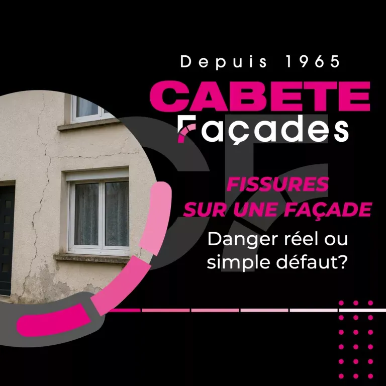 Fissures sur une façade : danger réel ou simple défaut ?