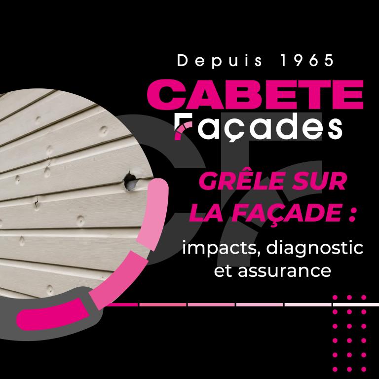 Grêle sur la façade : ce que révèle vraiment un impact